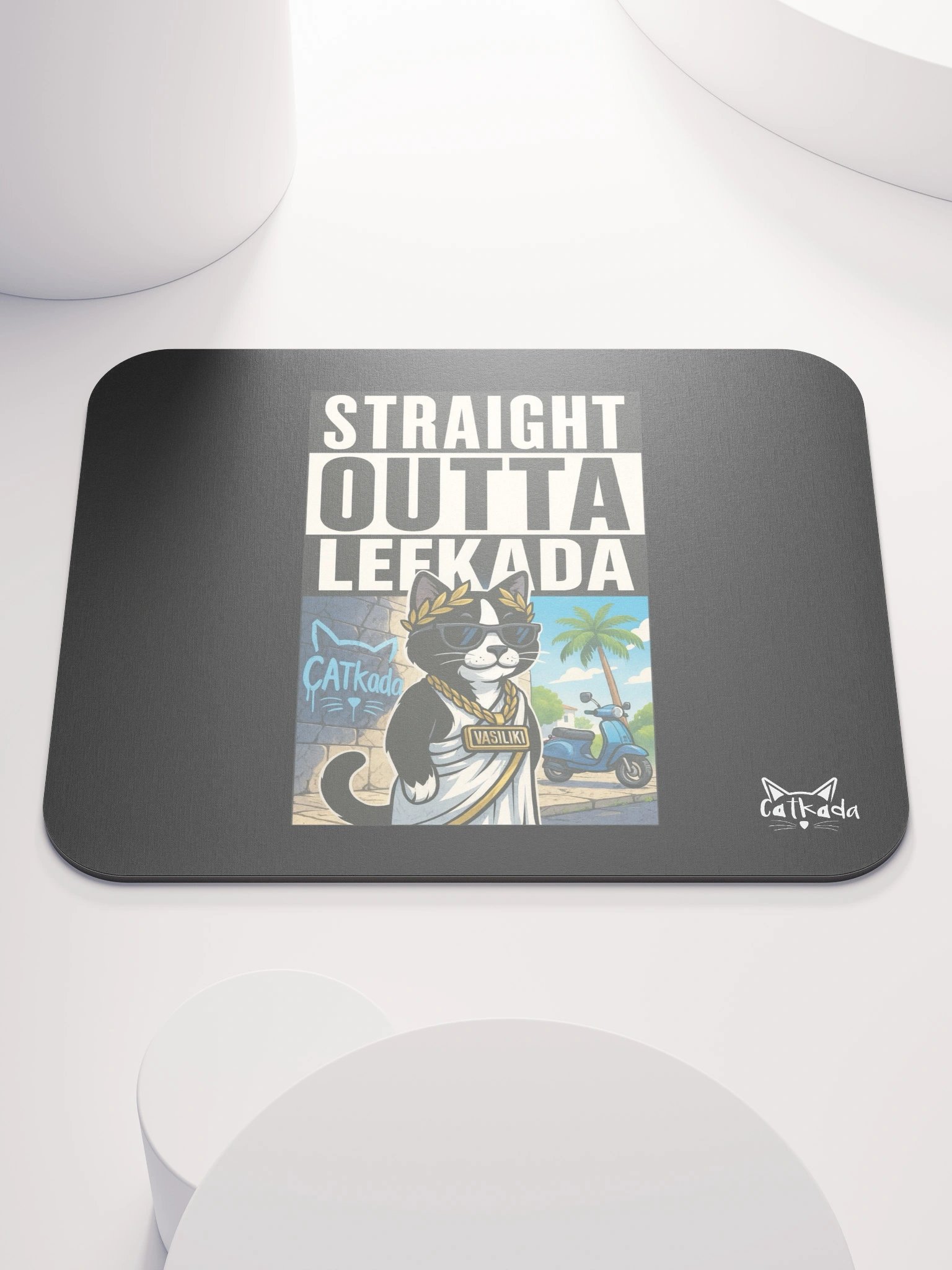 STRAIGHT OUTTA LEFKADA MOUSEPAD product image (1)