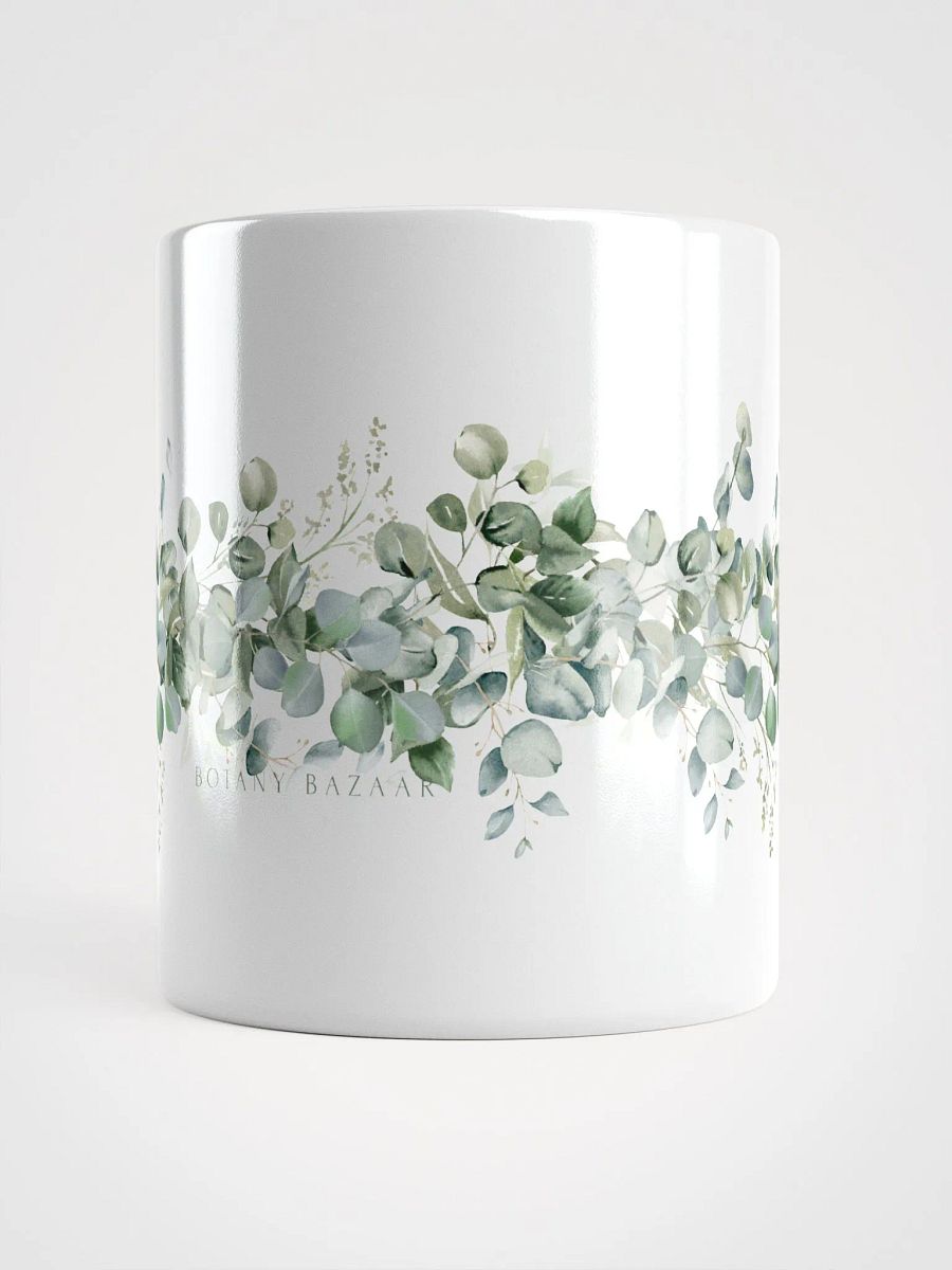 Eucalyptus Leaves White Ceramic Mug product image (10)