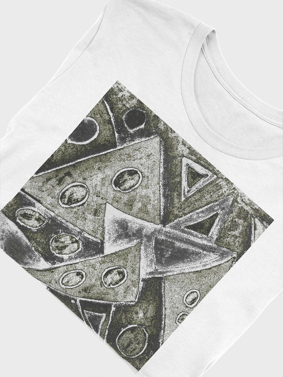 Abstract Monochrome Triangles Unisex T Shirt product image (8)