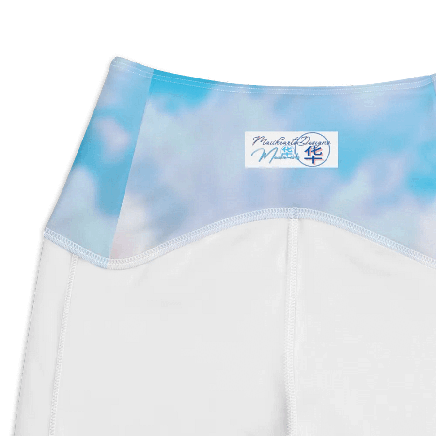 Blur cloud rainbow Design Leggings with Pocket - V6 product image (7)