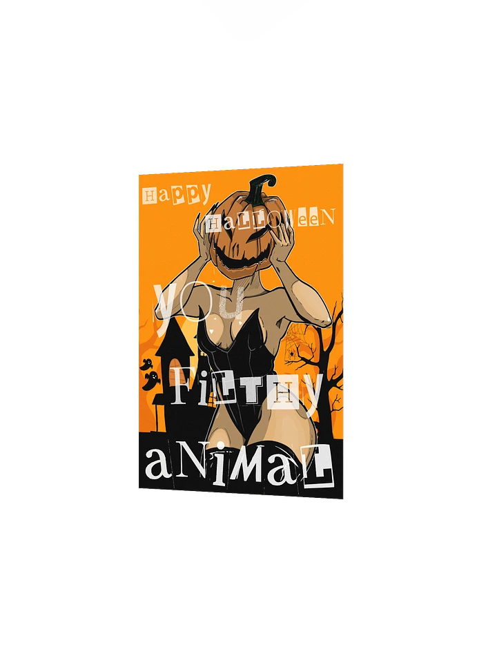 Happy Halloween you filthy animal Sexy Pumpkin Girl pin up product image (6)