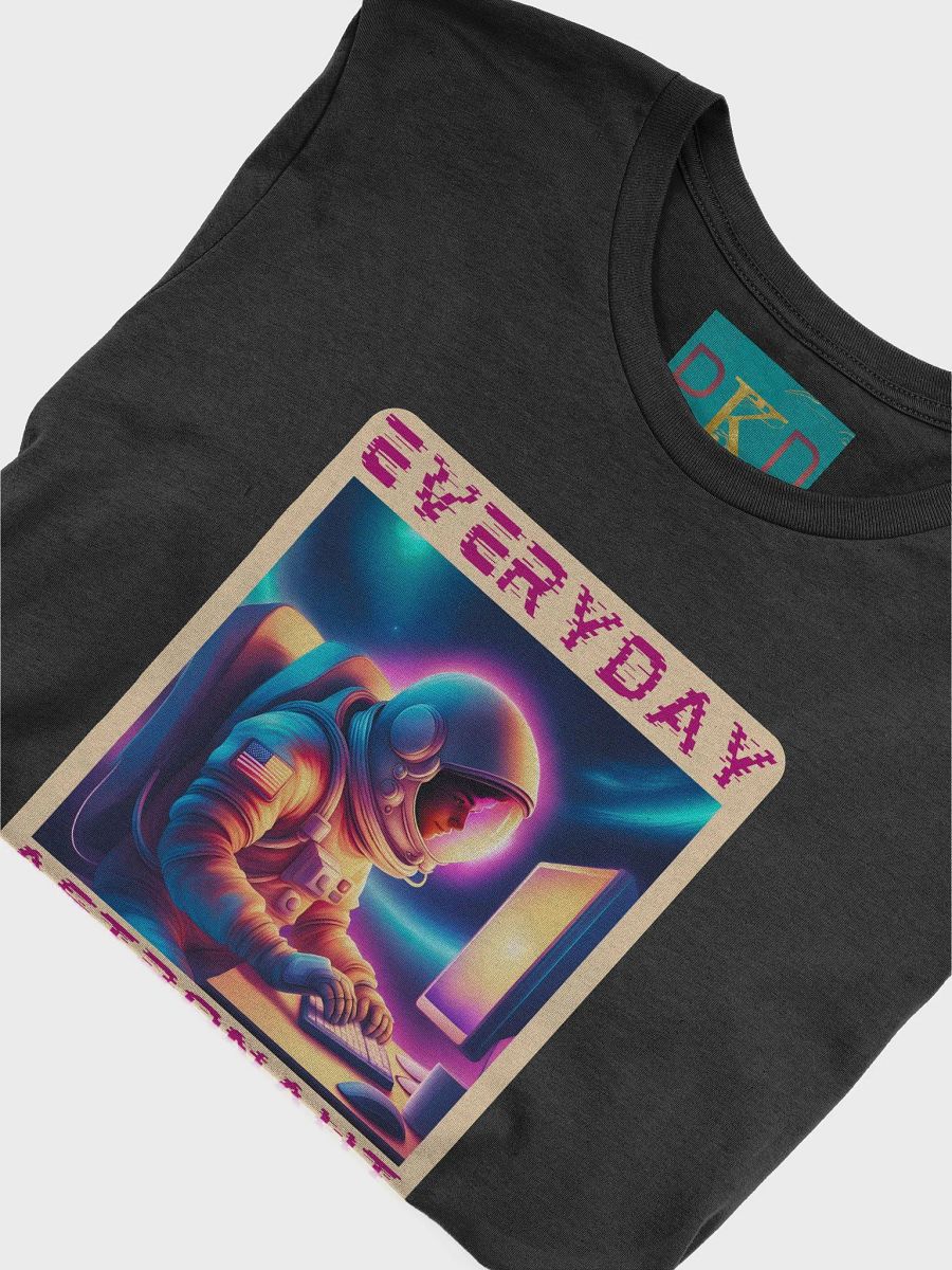 Everyday Astronaut Working at a Computer Supersoft T-shirt product image (55)