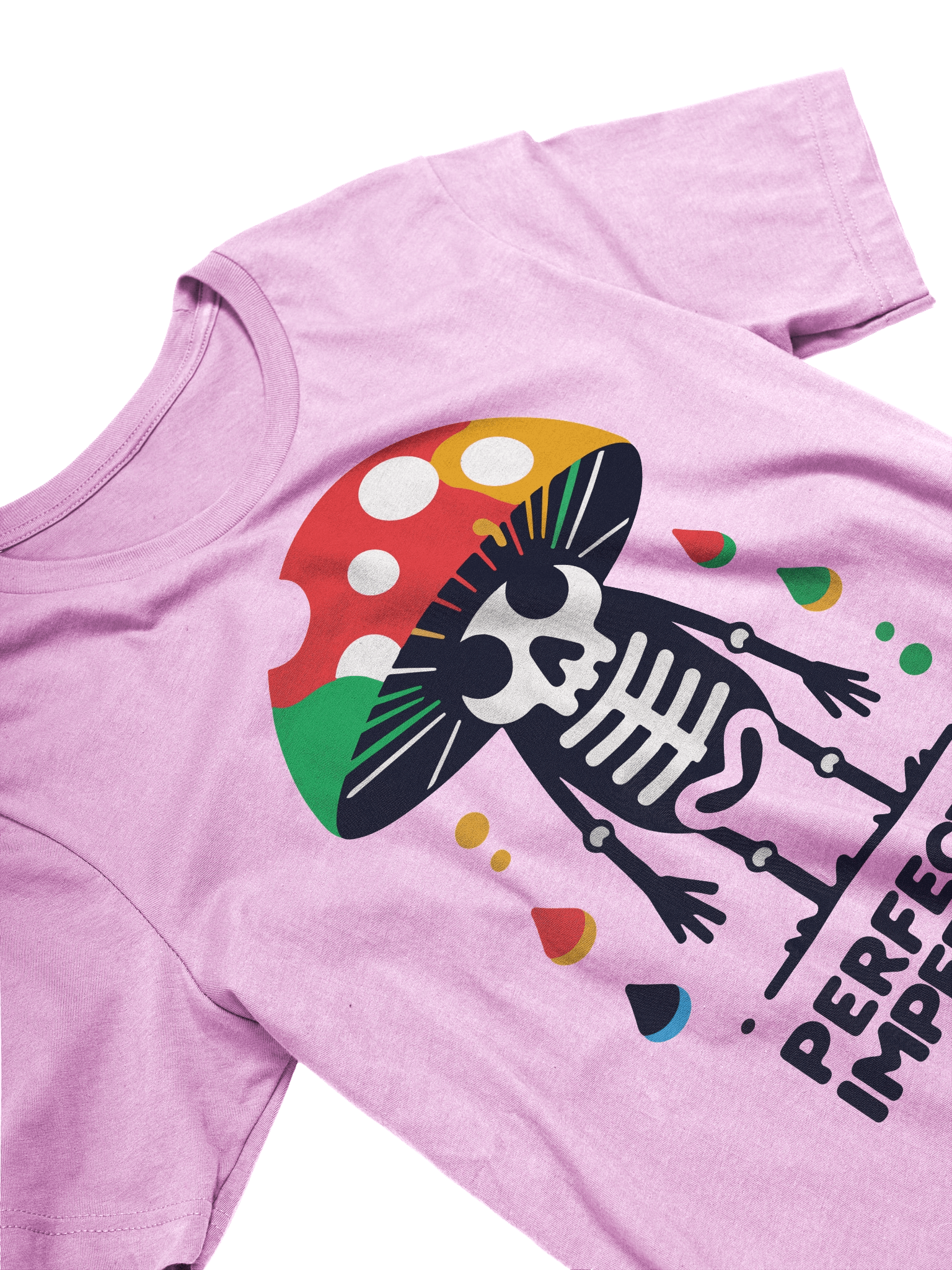 Perfectly Imperfect – Mushroom Skull T-shirt product image (99)