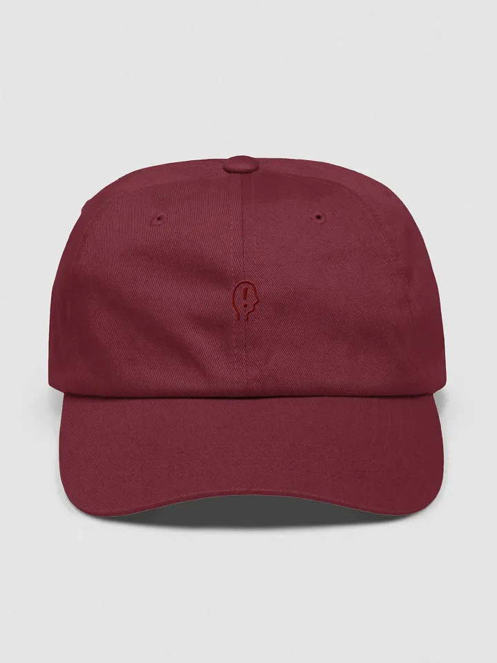 EXCLAIMING MENTALLY (sm. design, burgunfdy thread) classic dad hat product image (9)