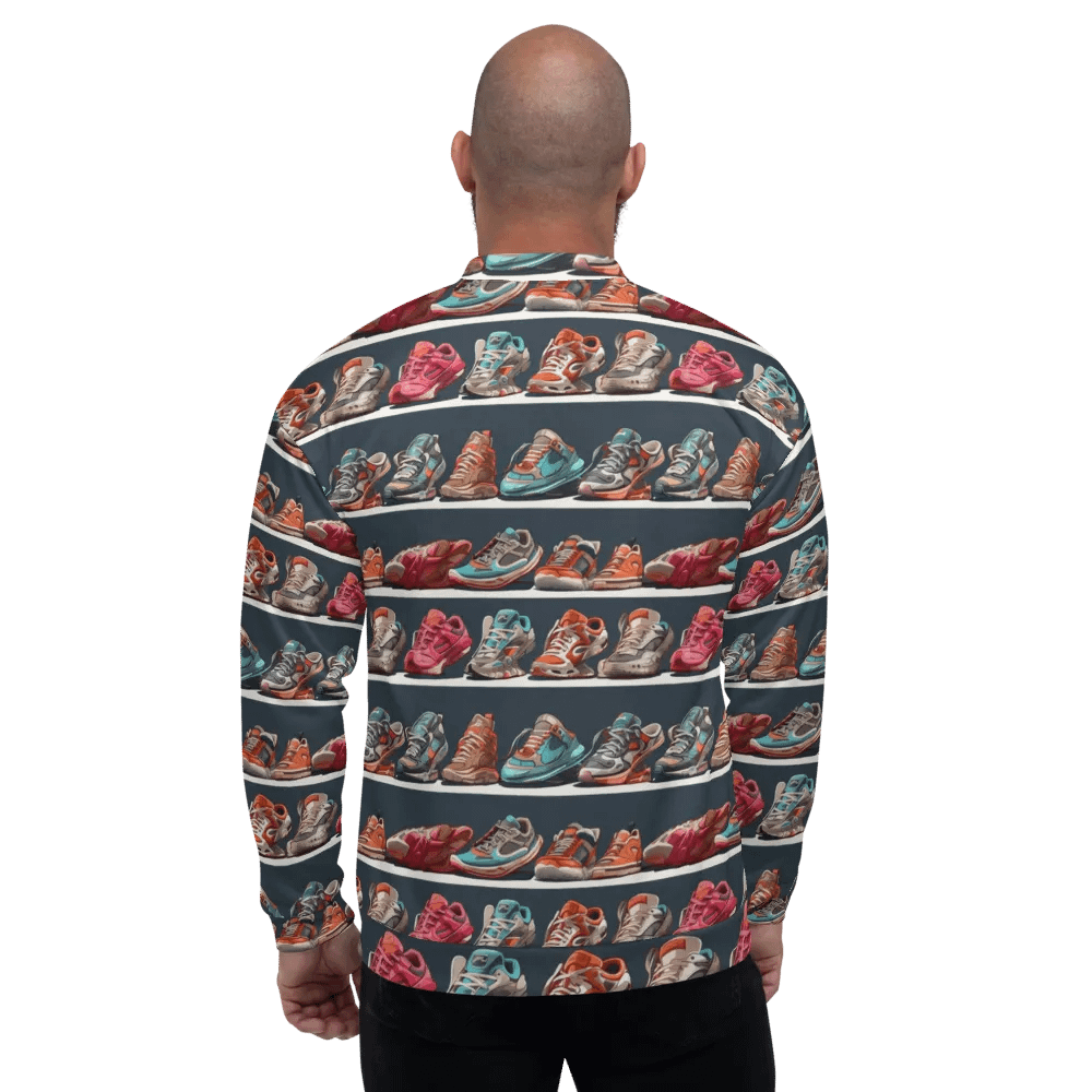 Sneakers Pattern All Over Print Jacket product image (4)