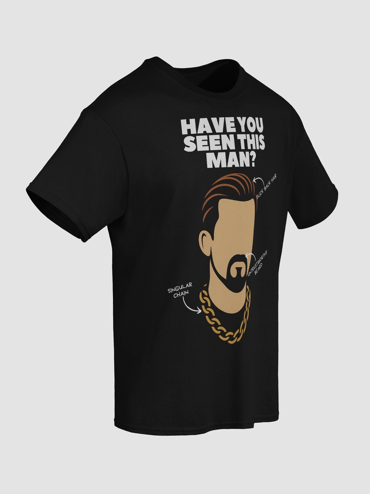 Untrustworthy Beard, Singular Chain Tee product image (6)