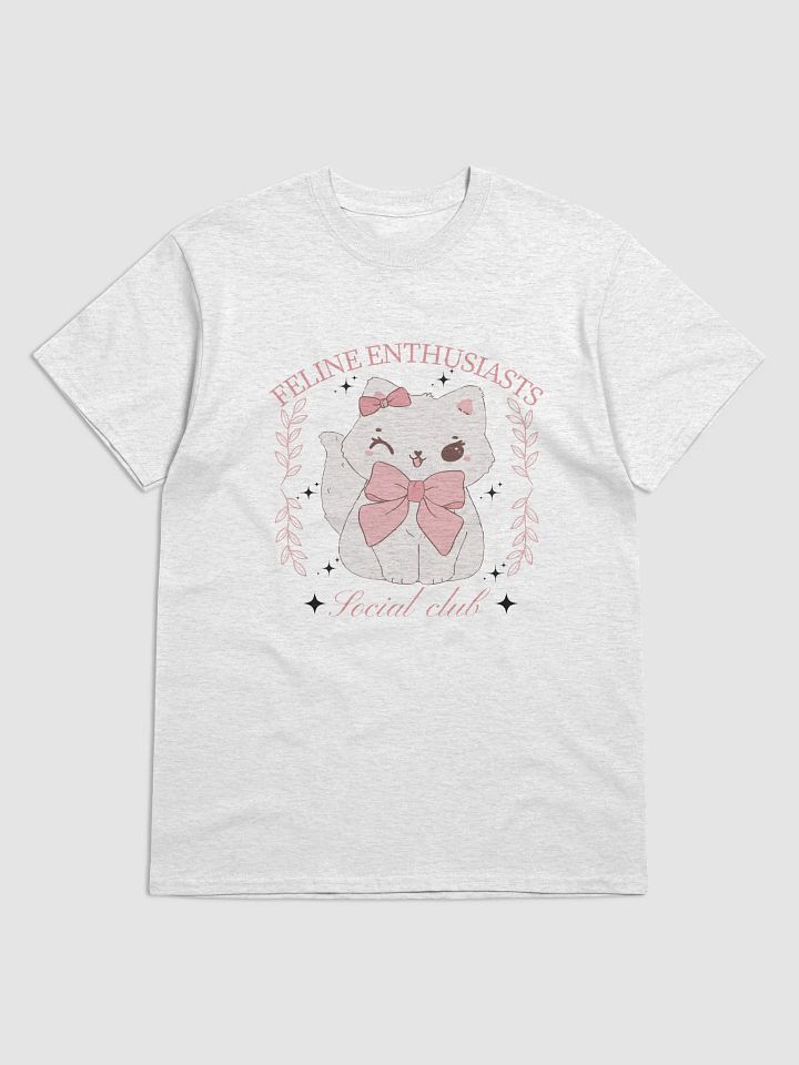 Feline Enthusiast Winking Cat T-Shirt product image (1)