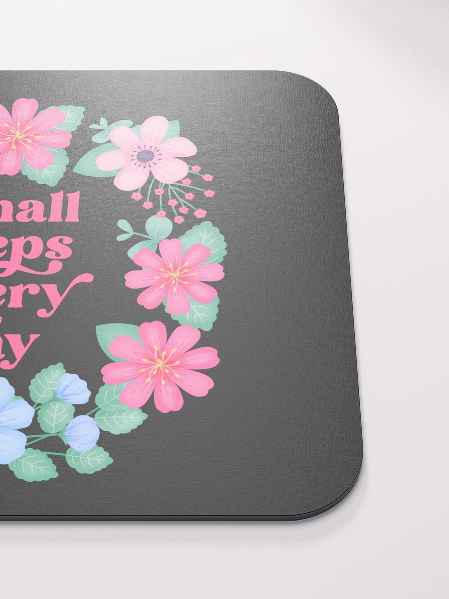 Small steps every day - Mouse Pad Black product image (5)