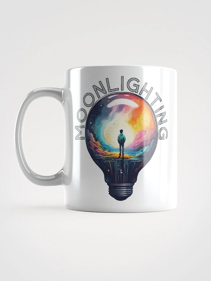 Reflective Bulbs Graphic | White Coffee Mug | Moonlighting product image (1)