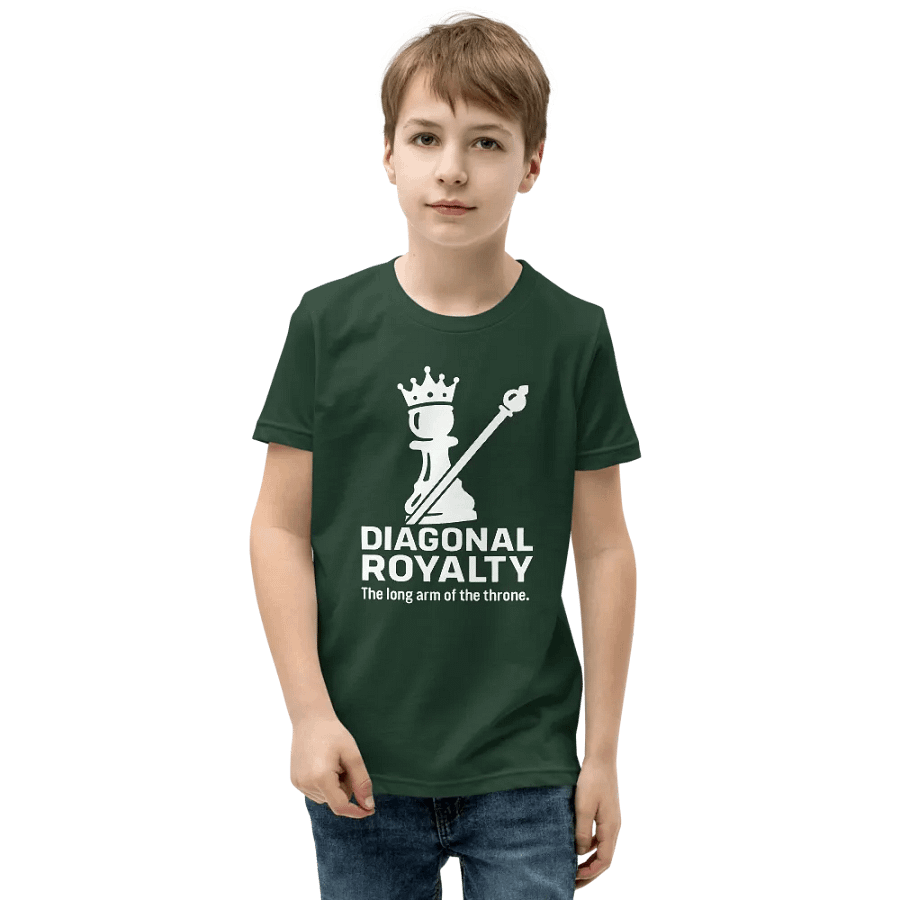 Diagonal Royalty - Youth T-Shirt product image (13)
