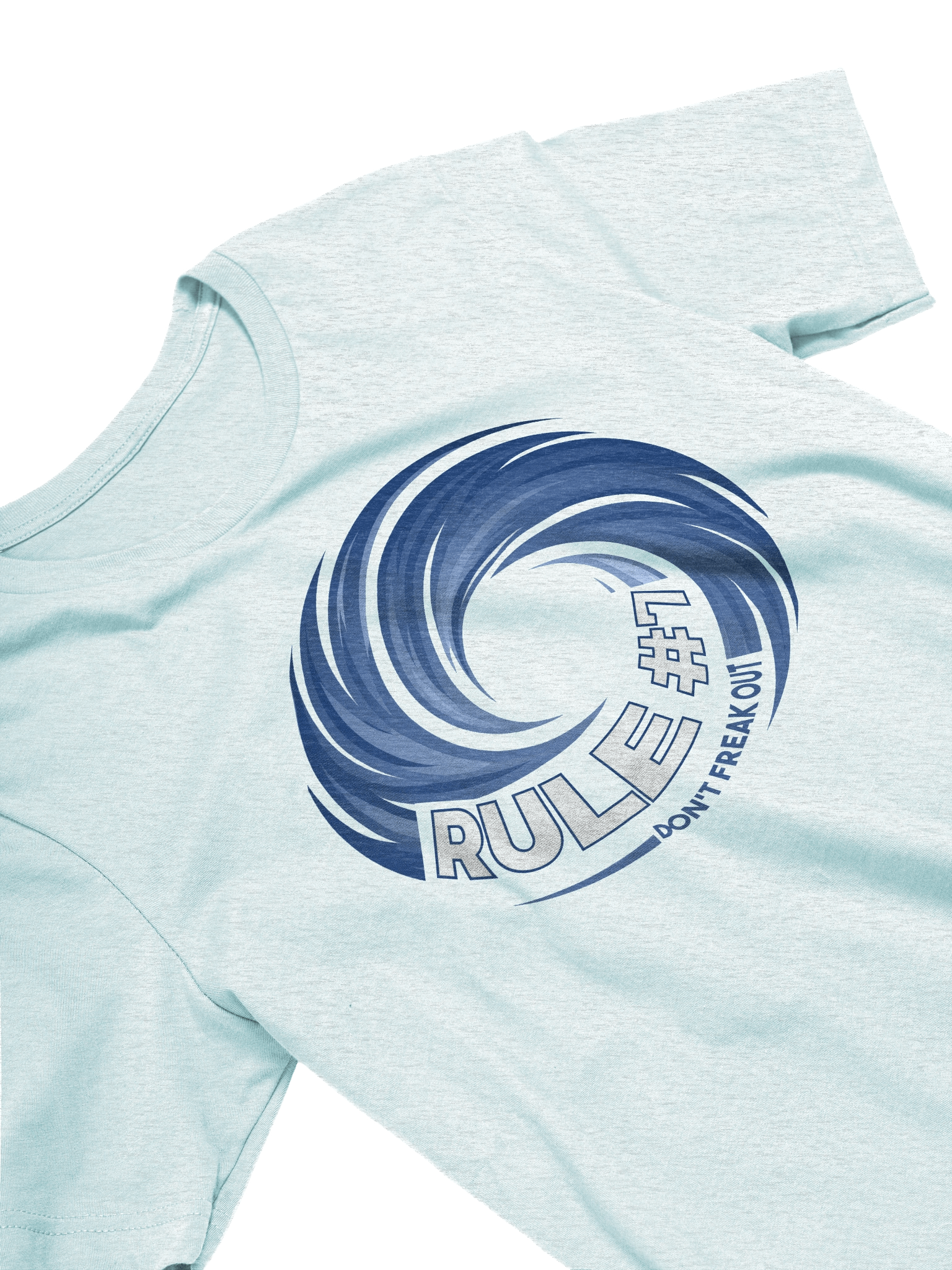 Rule #7 Women's T-Shirt Hockey Blue and White product image (111)