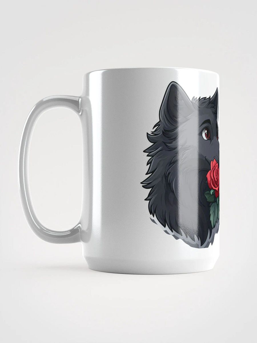 Rose Pup White Glossy Mug product image (4)