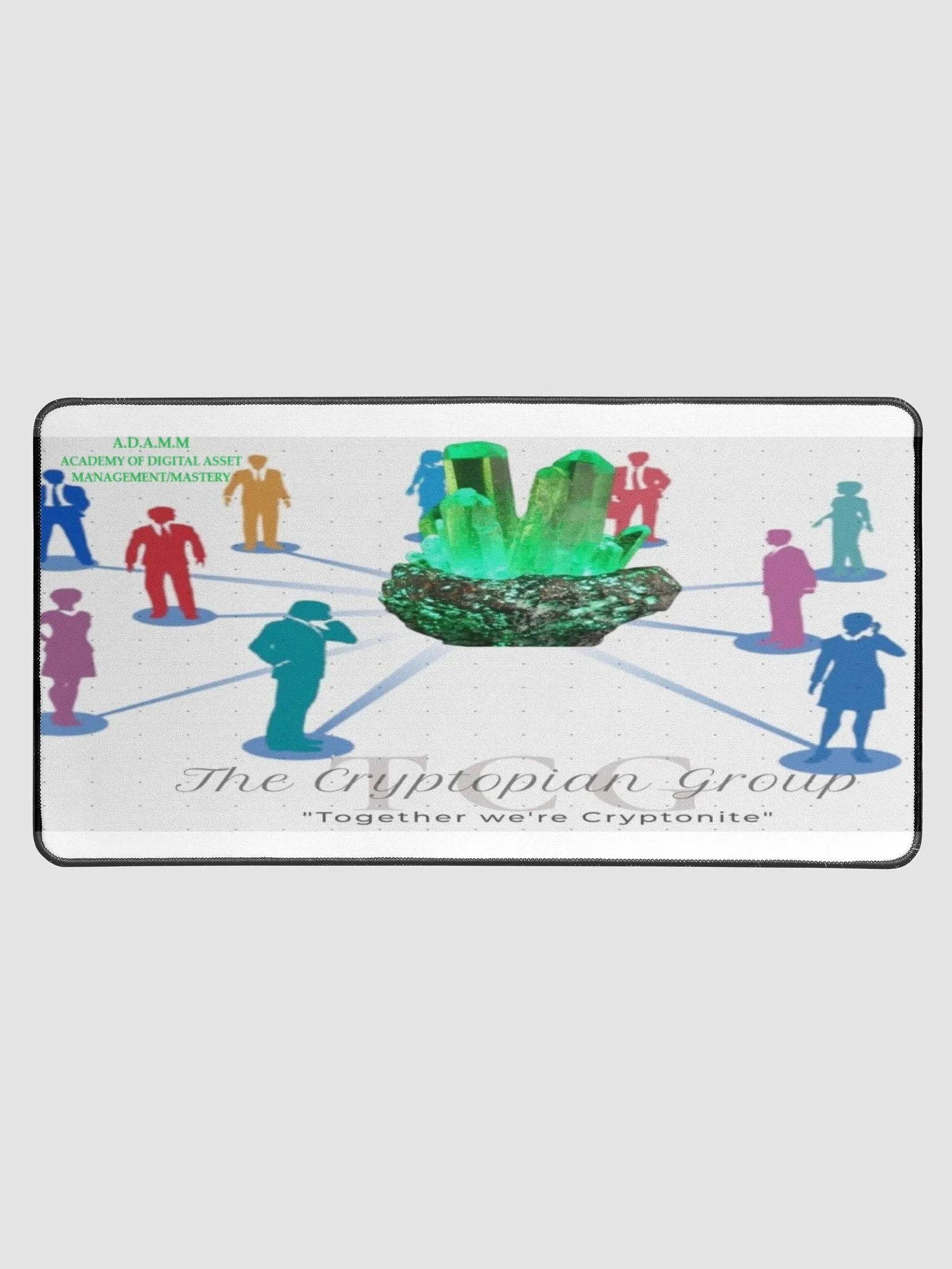 Together, We'er Cryptonite Desk Mat product image (1)