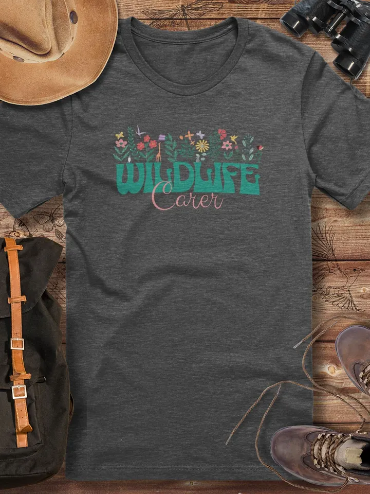 Wildlife Carer T-Shirt, Wildlife Volunteer Gift, Wildlife Lover T-shirt product image (1)