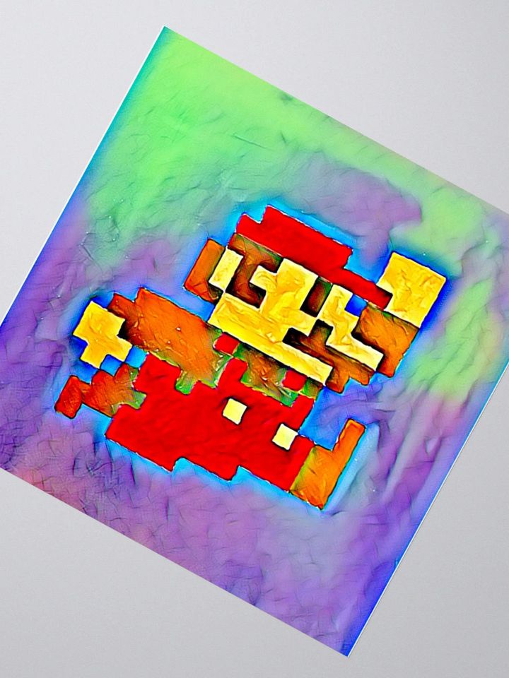 Red Plumber 8-bit Sticker product image (2)