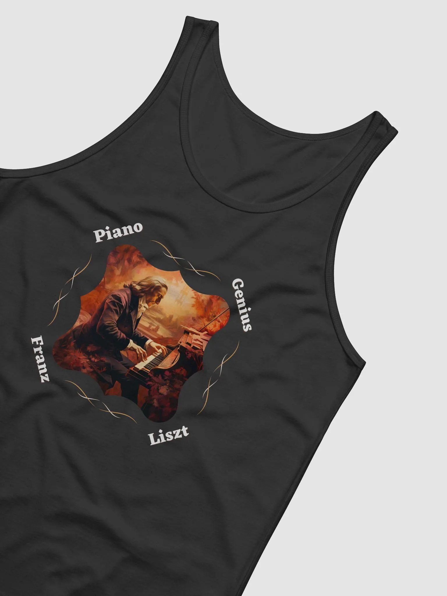 Franz Liszt - Piano Genius | Dark Tanktop product image (2)