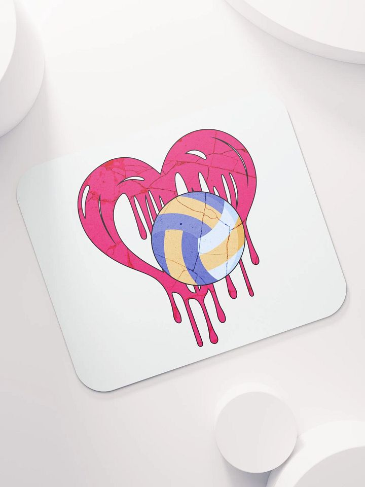 Heart Volleyball Mouse Pad product image (2)