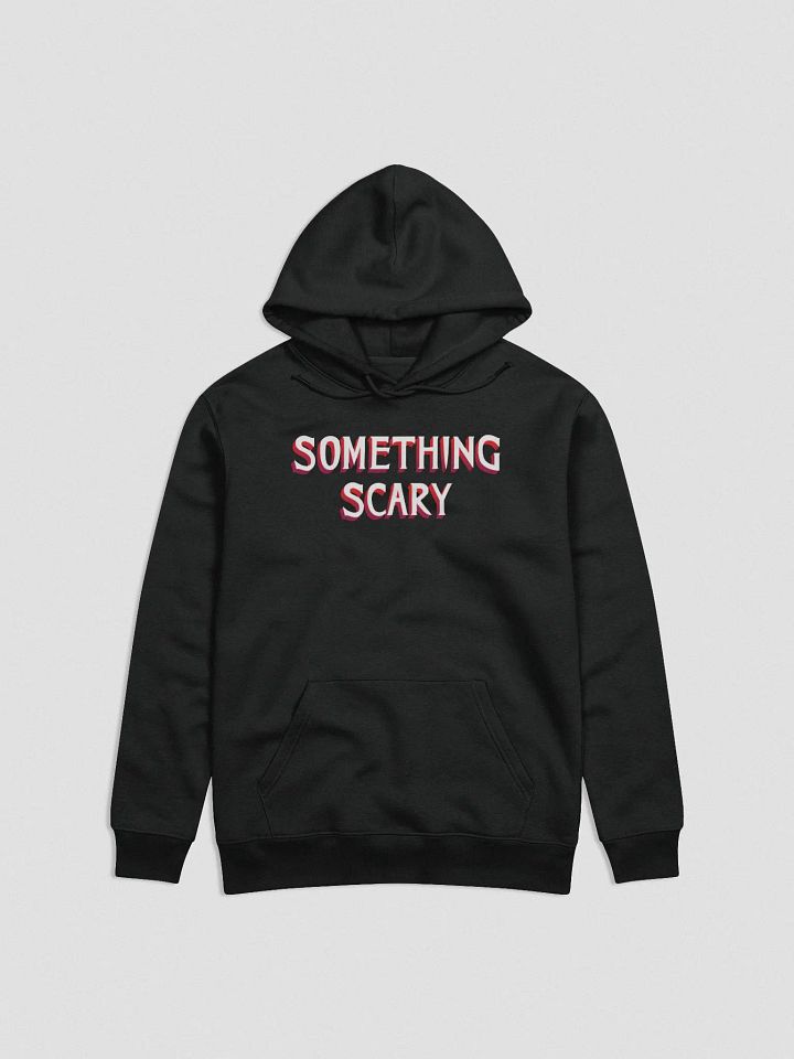 Something Scary Hoodie: Black on Black ECO product image (1)