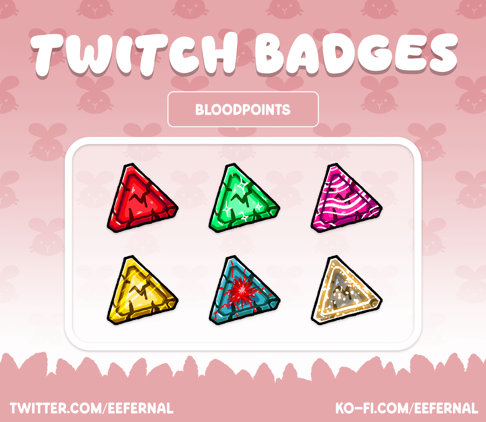 Bloodpoints - Badge Pack product image (1)