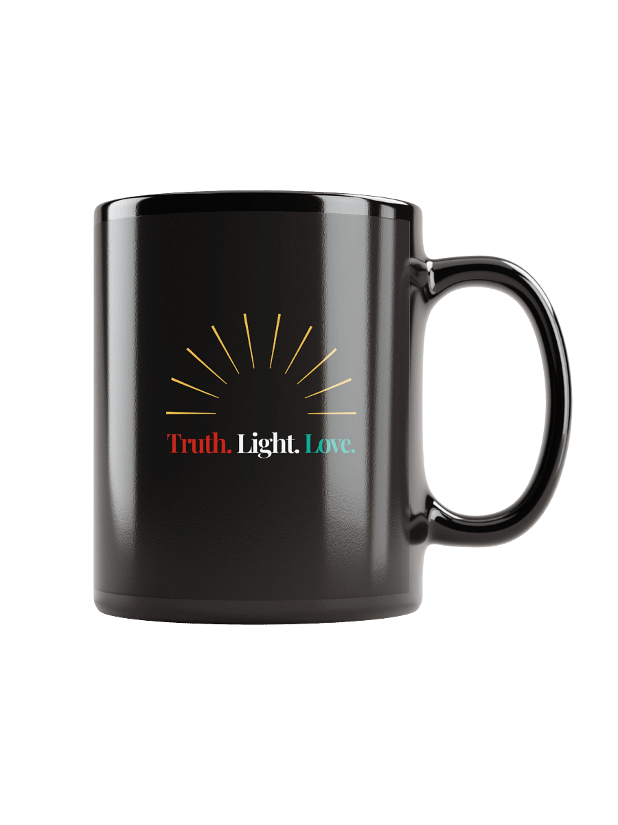 Truth Light Love - Black Mug (Style 3) product image (1)