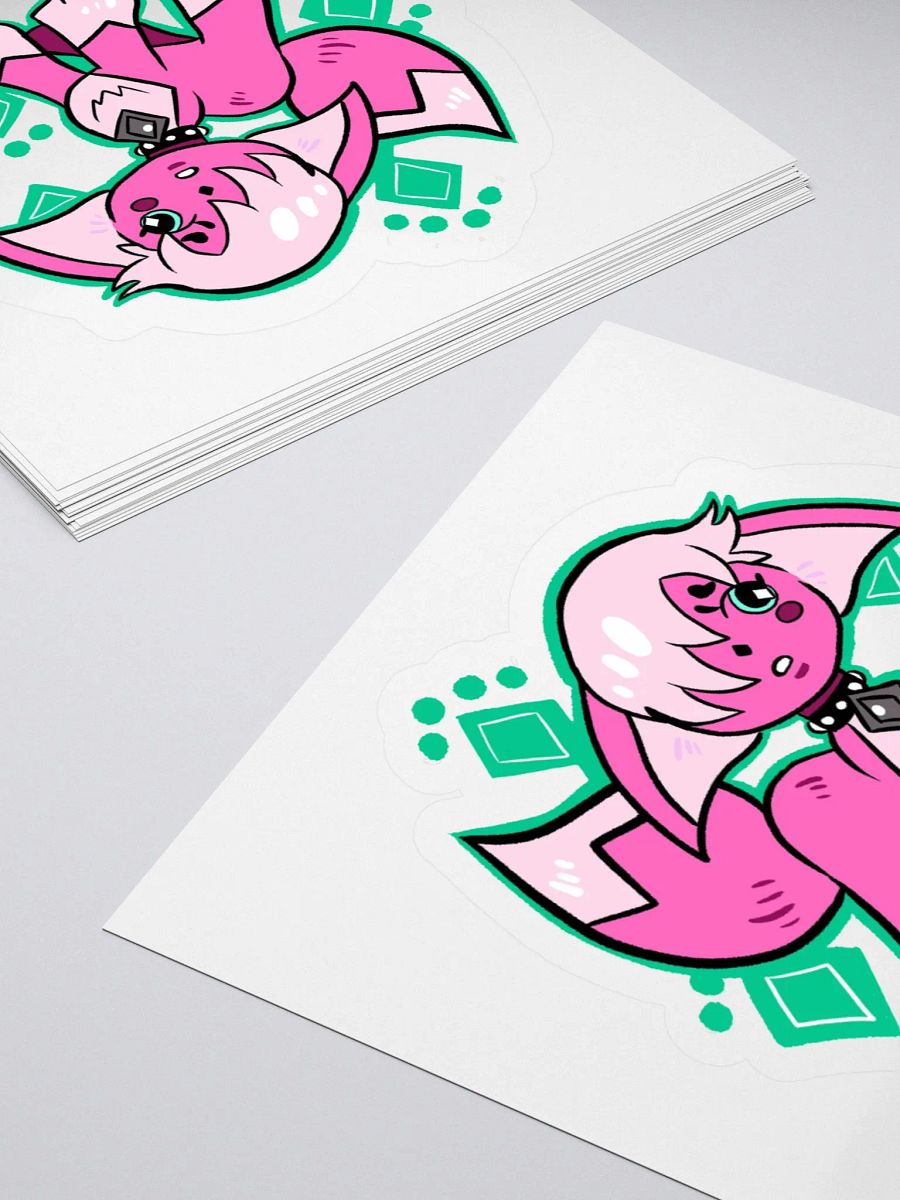 "Darling Diamonds" Fuchsia Sticker product image (4)