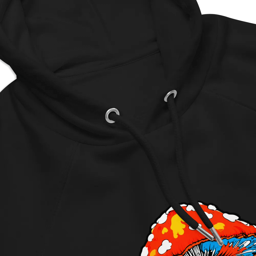 [Groovy Shrooms 2] Unisex Eco Raglan Hoodie product image (11)