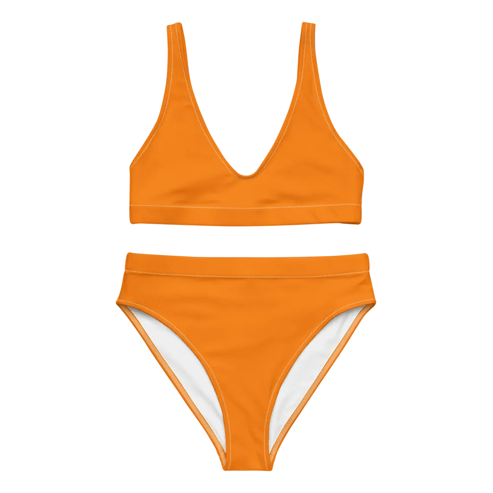 Plaincolor Orange Bikini Set product image (5)