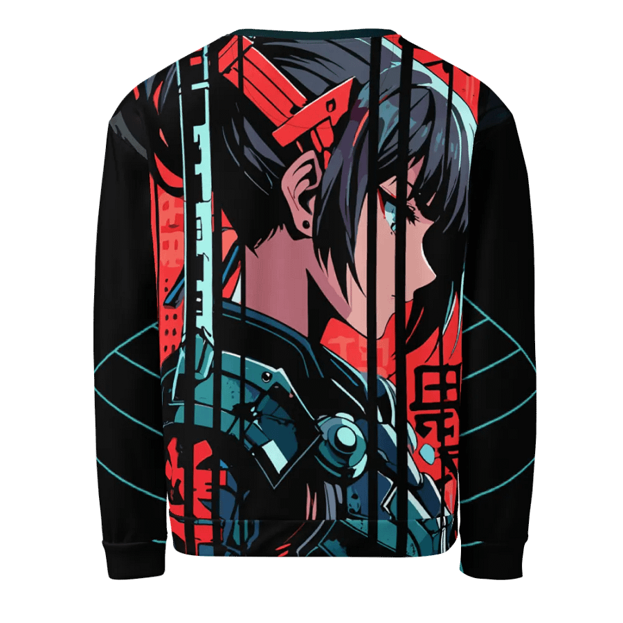 Crimson Guardian All-Over Print Sweatshirt product image (4)