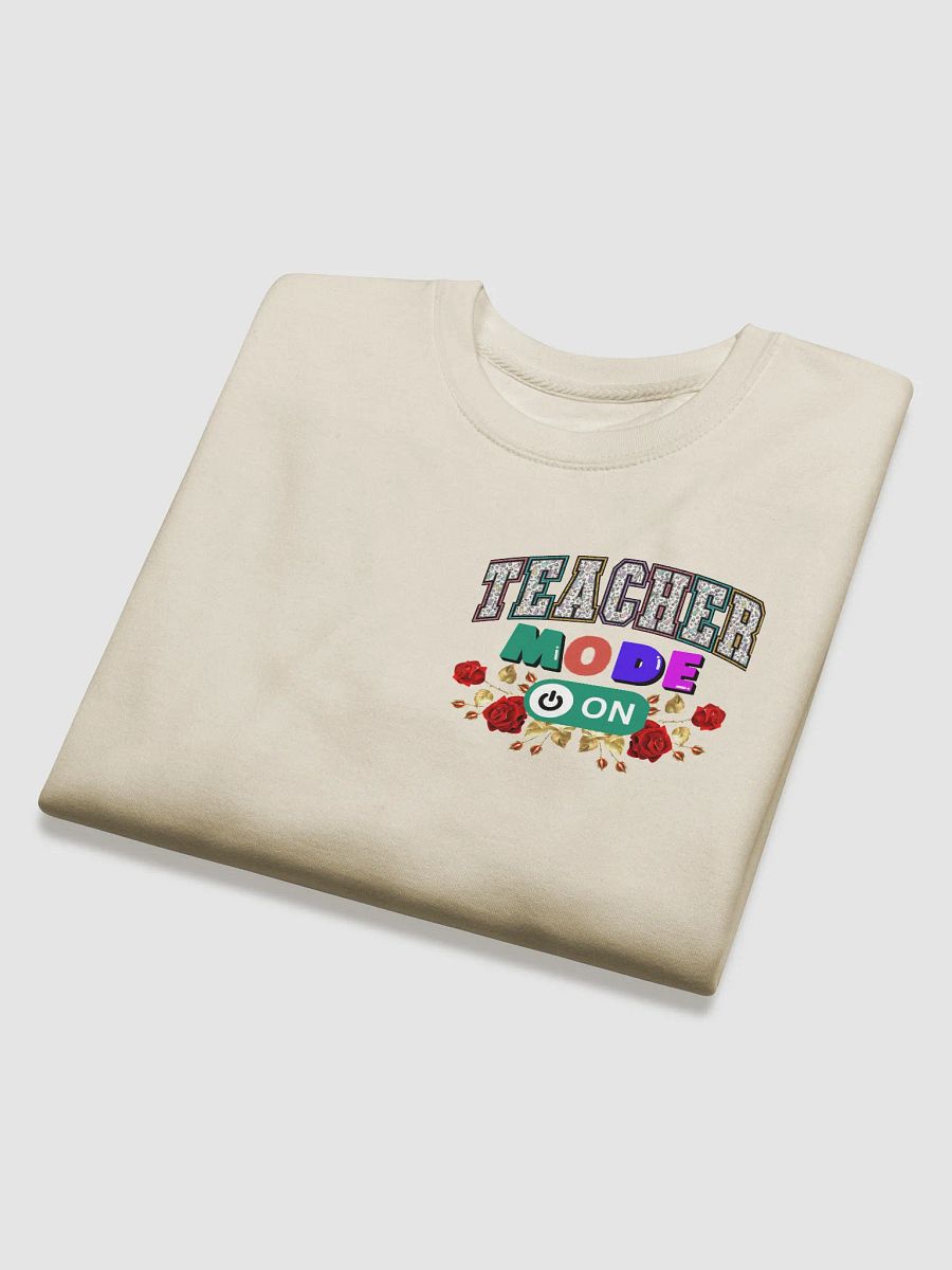 Teacher Mode On, Floral Teachers Heritage Sweatshirt - Pocket product image (3)