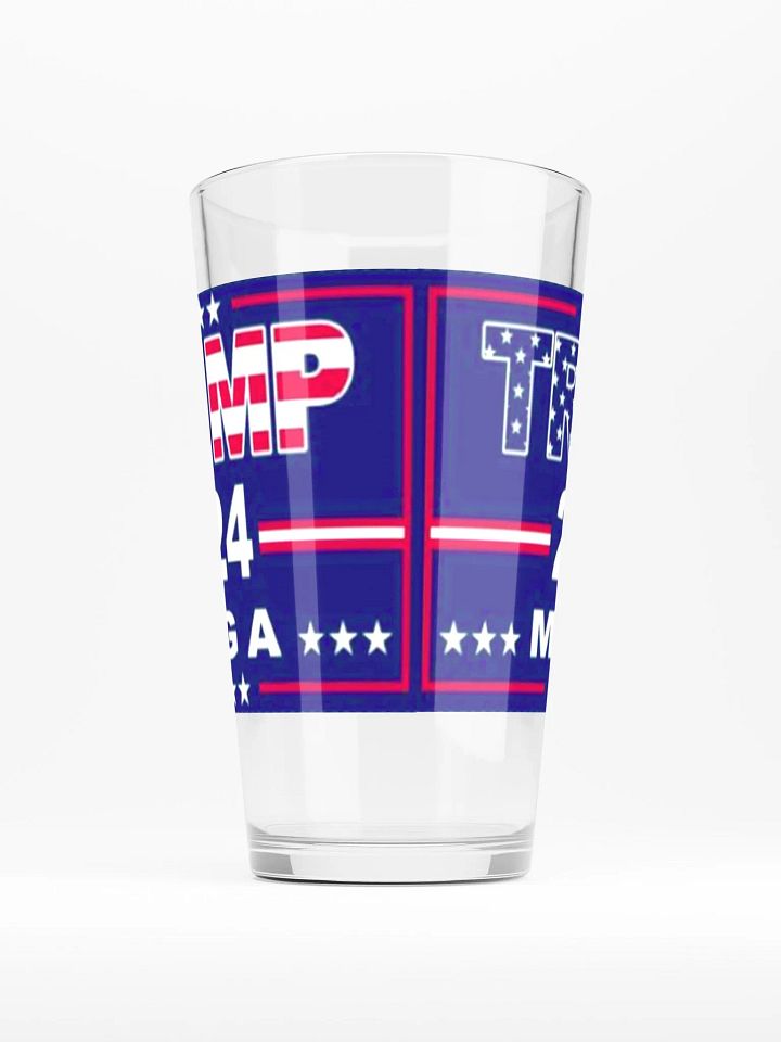 Patriotic Trump 2024 MAGA Shaker Pint Glass product image (1)