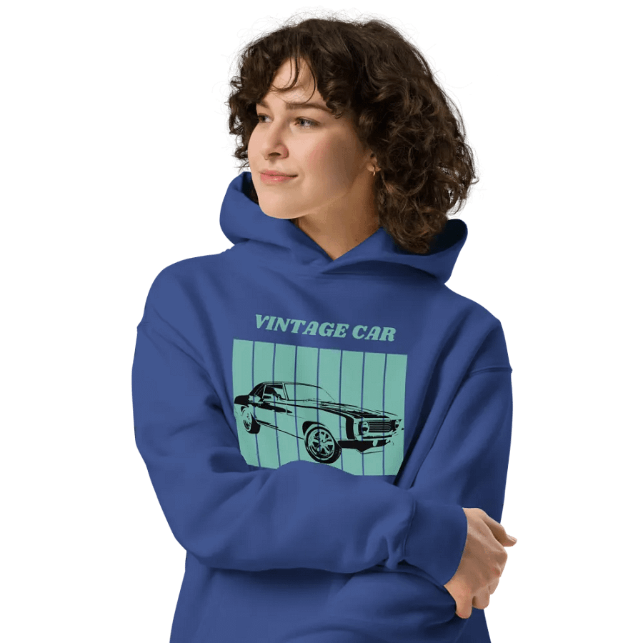 Vintage Car Enthusiast Oversized Hoodie product image (6)