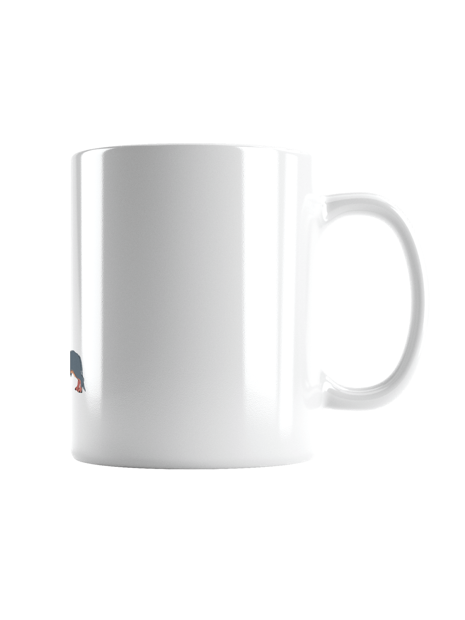 Dachshund Cloud Mug – White Ceramic product image (3)