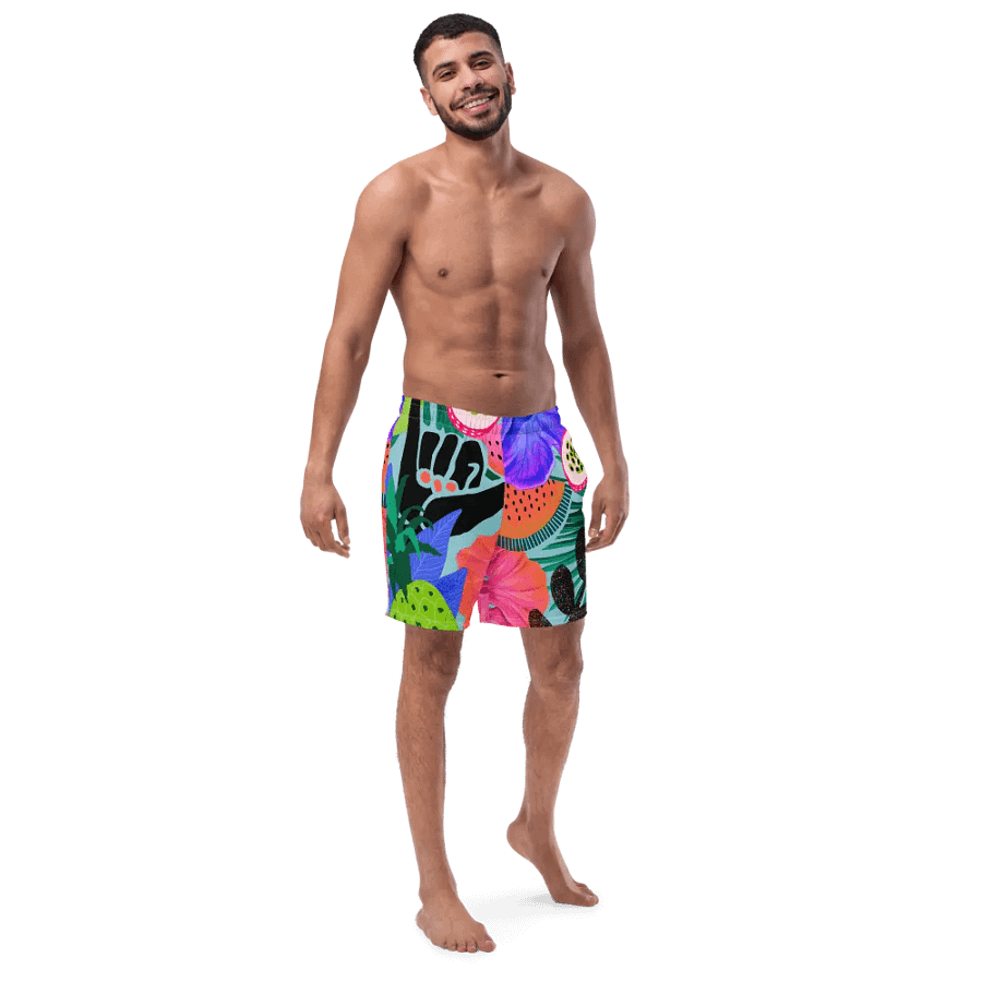 Tropical Fusion All-Over Swim Trunks product image (4)