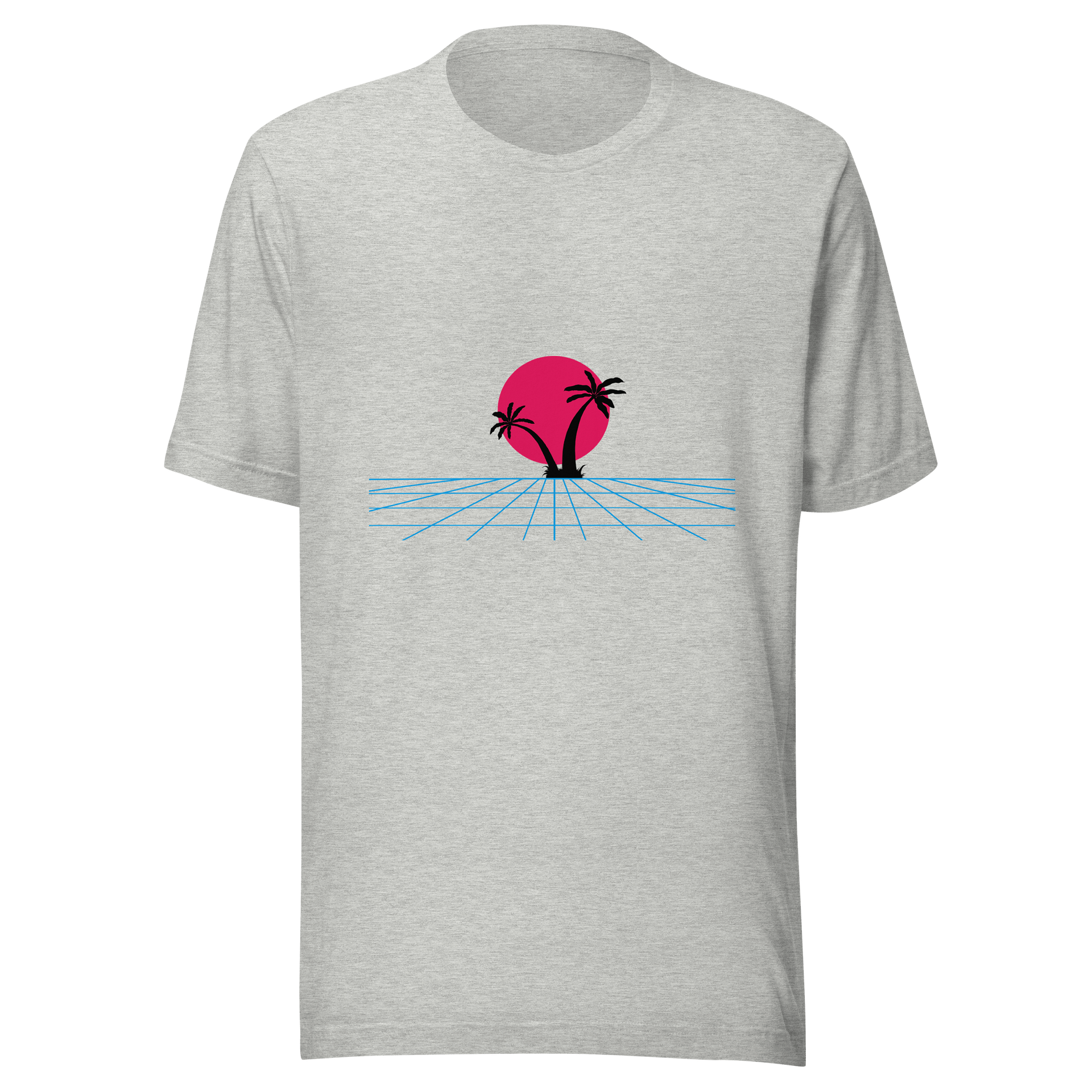 Retro-Futuristic Grid T-Shirt product image (1)