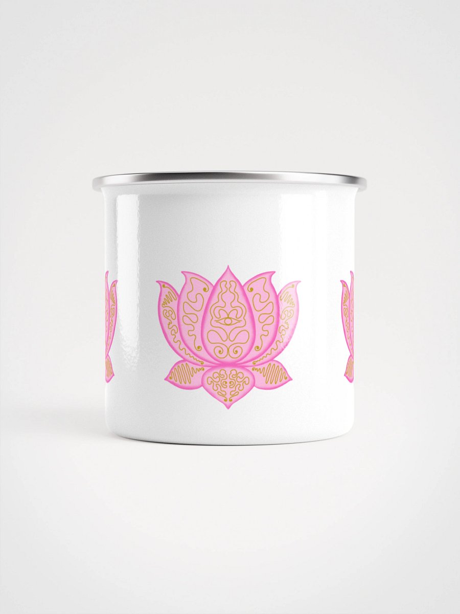 Lotus Harmony Enamel Mug product image (2)