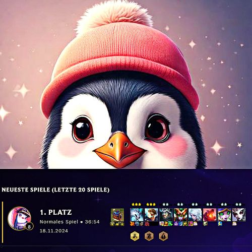 Heute mal wieder League ausgepackt und mich an TFT getraut. Joa.. was soll ich sagen. Bisschen Glück gehabt. .///.

#tft #lea...