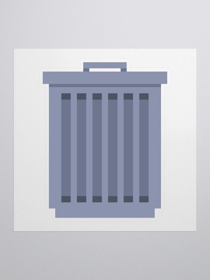 The Sticker of a Trash Can product image (2)