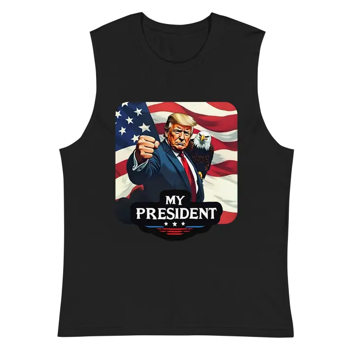 Tank Top: Trump, My President, with Eagle product image (3)