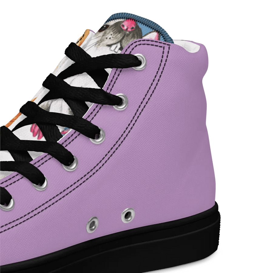 rat mischief High Top Canvas Shoes (womens) product image (9)