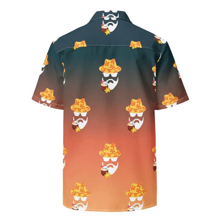 The Jon Hawaiian Shirt- Green/Orange product image (2)