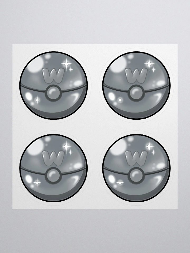 4x Silverball Stickers product image (1)