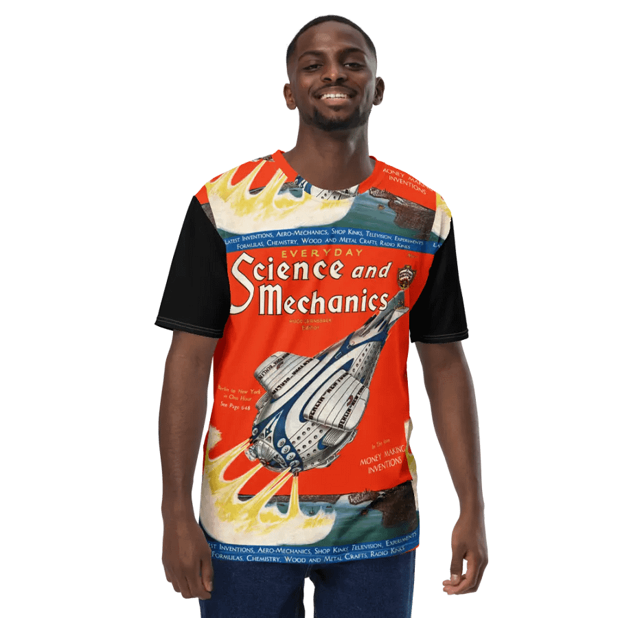 'Science and Mechanics' Vintage All-Over Print Tee product image (3)