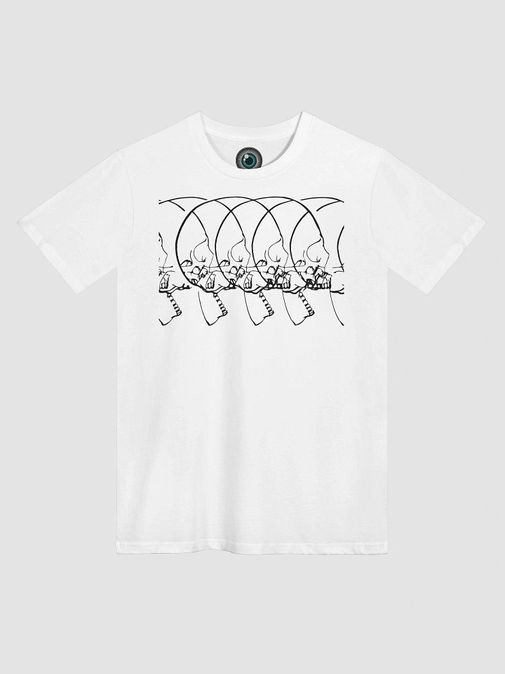 SKULL 3D OPTICAL ILLUSION T-SHIRT UNISEX product image (1)