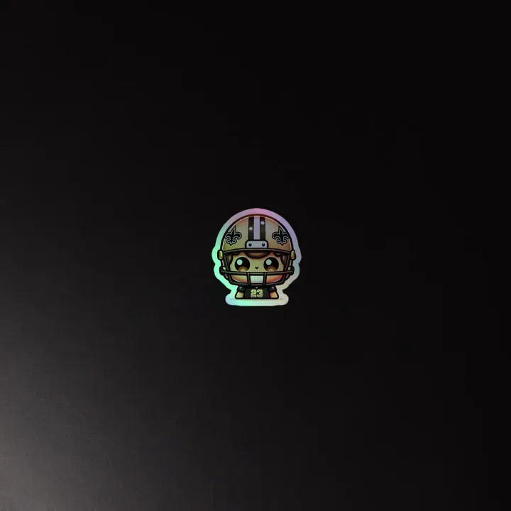 KAWAII New Orleans Saints Player Holographic Sticker product image (2)