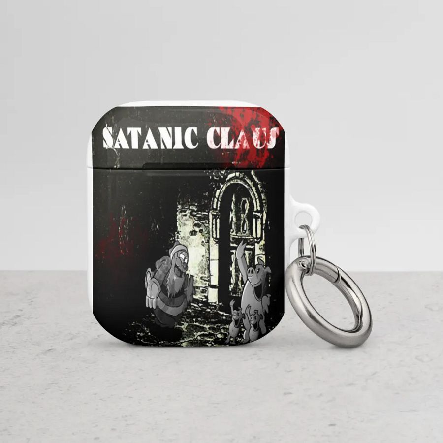 Satanic Claus All-Over Print AirPods® Case product image (7)