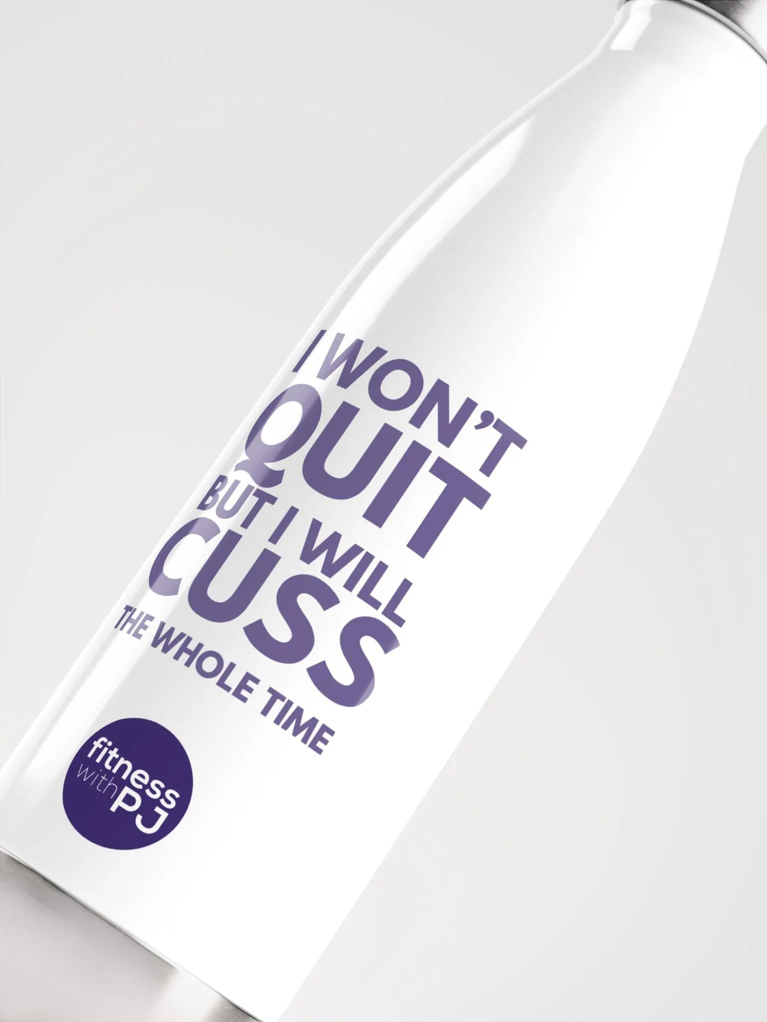 Won't Quit Water Bottle product image (5)