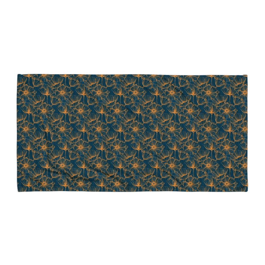 Dark Romantic Floral | Beach Towel product image (2)