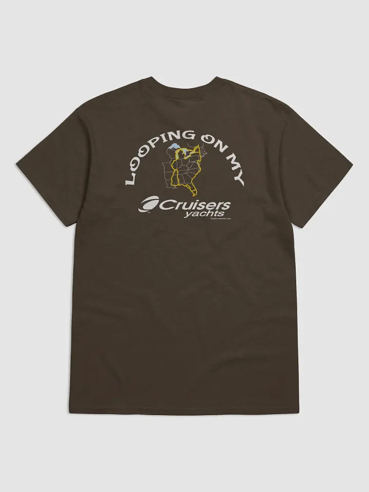Looping On My Cruisers Yachts - T-Shirt - Dark Shirt w/White Logo product image (1)
