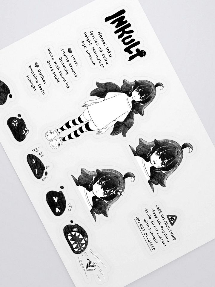 Inky Sticker Sheet product image (2)