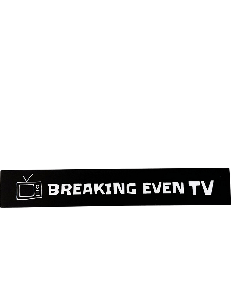 Breaking Even TV Sticker - FULL LOGO product image (1)